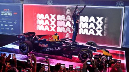 Verstappen consiguió su primera victoria en el GP de Singapur