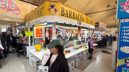 Barbacoa el Profe, en la Ciudad de México.