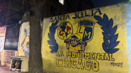La zona concentra a una importante cantidad de integrantes de un grupo de animación del América.