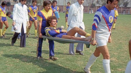 History Photo of Juan Antonio Luna Team Club America   in 1983Foto Historica de  Juan Antonio Luna  Club America en 19831983/MEXSPORT/David Leah