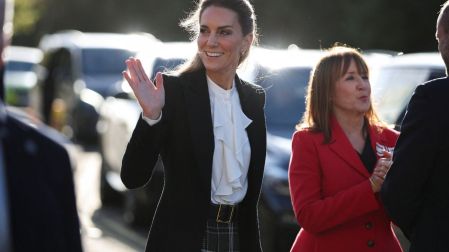 Kate Middleton y Charlotte utilizaron la Elizabeth Line y descendieron en la estación Tottenham Court Road.