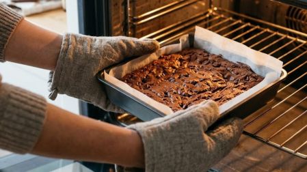 Brownies de camote y chocolate