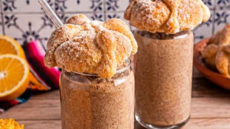 Receta de malteada de pan de muerto