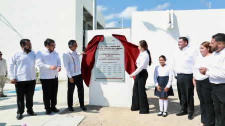 Inauguración de la escuela primaria “Profa. Beatriz Anaya de Villarreal”