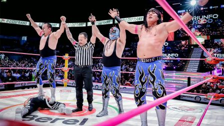 "Los Infernales" se llevaron el triunfo sobre Capitán Suicida, Rey Pegasus y Brillante Jr
