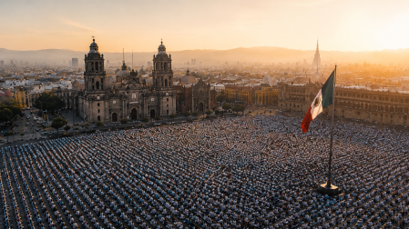 Meditación en el Zócalo