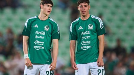 Armando González y Mateo Chávez con la Selección Mexicana