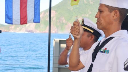 : El ex buque ARM “Cora” fue hundido frente a Punta Juluapan para integrarse al Sistema Arrecifal Artificial de Colima y convertirse en un nuevo hábitat para especies marinas.