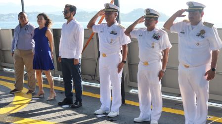 : El ex buque ARM “Cora” fue hundido frente a Punta Juluapan para integrarse al Sistema Arrecifal Artificial de Colima y convertirse en un nuevo hábitat para especies marinas.