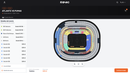 Atlante y Pumas se enfrentan en el Apertura 2026, partido en el que se esperan más de 50,000 aficionados en la tribuna.