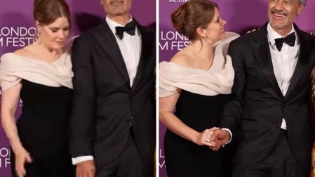 El valioso gesto de Amy Adams al director Taika Waititi en la alfombra roja