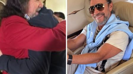 Nostálgico encuentro entre Alfonso Cuarón y Marco Antonio Solís