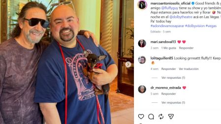 Nostálgico encuentro entre Alfonso Cuarón y Marco Antonio Solís