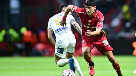 Erick Gutiérrez abrió el marcador para Toluca.
