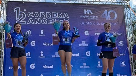Las ganadores de la Carrera Angeles