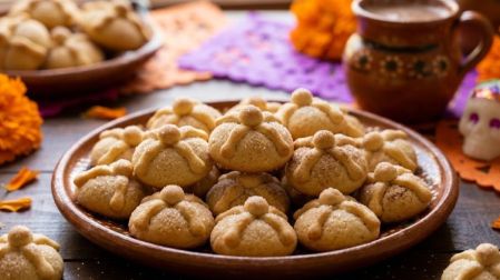 Receta de Mini galletas tipo pan de muerto