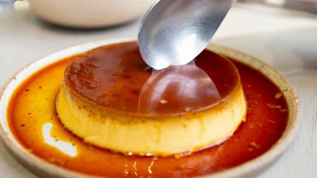 Receta de flan de mandarina