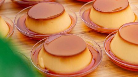 Receta de flan de mandarina