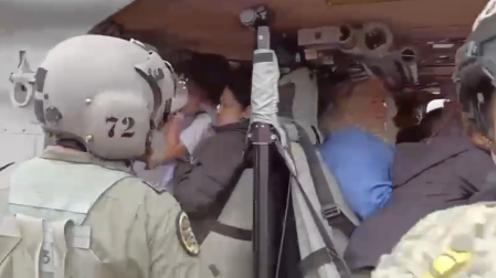 Las Fuerzas Armadas evacuaron a cinco mil 625 personas.