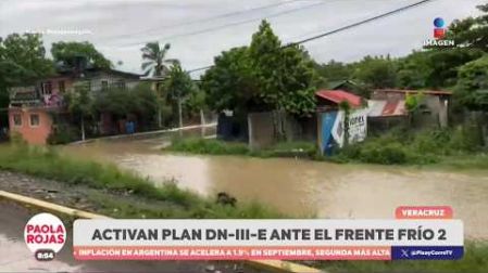 El Ejército, la Fuerza Aérea y la Guardia Nacional activaron el Plan DN-III-E en Veracruz por el Frente Frío 2. En tanto, el huracán Trudy continúa causando lluvias e inundaciones en Colima y Michoacán.

#NoticiasImagen #PaolaRojasDPC 

De Pisa y Corre con Paola Rojas de lunes a viernes a las 8:00 am por Imagen Televisión. 

Visita también nuestra página www.imagentv.com

O en las redes De Pisa y Corre: 

Instagram: https://www.instagram.com/depisaycorretv
TikTok: https://www.tiktok.com/@depisaycorretv  
X: https://twitter.com/PisayCorreTV 
Facebook: https://facebook.com/depisaycorretv

O en nuestras redes de Imagen Noticias:

Instagram: https://www.instagram.com/imagentvnoticias
TikTok: https://www.tiktok.com/@imagennoticias   
X: https://twitter.com/imagentvmex 
Facebook: https://facebook.com/ImagenTVNoticias

¡Déjanos tus comentarios, da like, comparte y suscríbete!