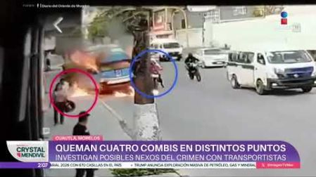 Dos hombres a bordo de una moto bajaron a los pasajeros del transporte y luego le prendieron fuego a la unidad.
Visita nuestro sitio web: http://www.imagentv.com
No te pierdas Imagen Noticias con Crystal Mendivil de lunes a viernes en punto de las 2:00 pm por Imagen Televisión.
Síguenos en nuestras redes
Instagram:
https://www.instagram.com/imagentvnoticias/
https://www.instagram.com/imagentvmex/
TikTok:
https://www.tiktok.com/@imagennoticias
X:
@ImagenNoticias_ https://twitter.com/ImagenNoticias_
@ImagenTVMex https://twitter.com/ImagenTVMex
Facebook:
https://www.facebook.com/ImagenTVNoticias