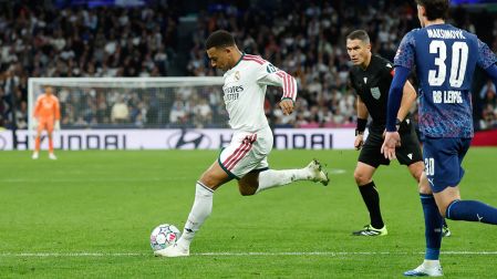 Así fue el golazo de Kylian Mbappé ante el Leipzig en la jornada 3 de la Champions League