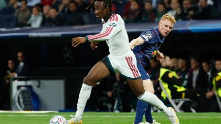 Yan Diomande ocupó el lugar de Vinícius Jr; marcó un golea de volea