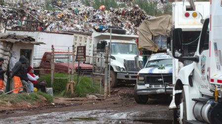 Imagen del relleno sanitario de Atlangatepec