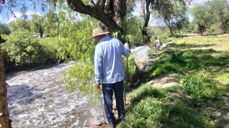Inmediaciones del río Salado en Tezontepec de Aldama