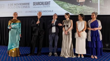 Maria Elena Dressel, Martin Mcdonagh,Juan de Dios Larraín, Mariana Di Girolamo, Ailín Salas y Paola Giannini.