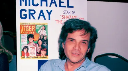 Michael Gray fue Billy Batson en la serie de televisión de Shazam