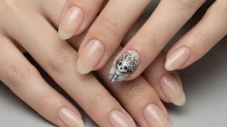 6 diseños de uñas de Catrina para Día de Muertos: materiales y paso a paso