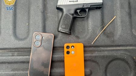 El cerco virtual que se estableció sobre ellos permitió ubicarlos y detenerlos sobre calle Coruña, colonia Santa Anita