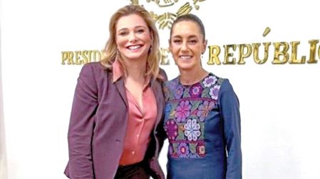Maru Campos y Claudia Sheinbaum.