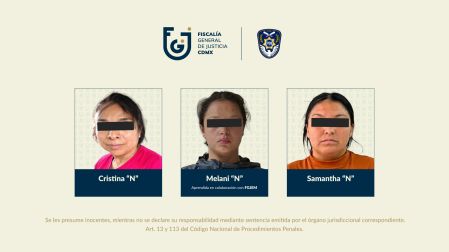 La detención de Melani “N” y Samantha “N” se llevó a cabo el 19 de octubre
