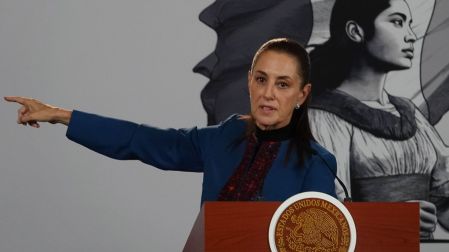 La presidenta Claudia Sheinbaum