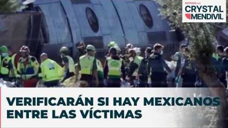 La presidenta Claudia Sheinbaum expresó su solidaridad con España tras el choque de trenes en Toledo y anunció que consultará con la Cancillería si hay mexicanos entre las víctimas.