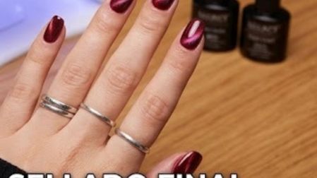 "Vampire o blood cat eye": cómo hacer uñas con efecto ojo de gato sangre paso a paso