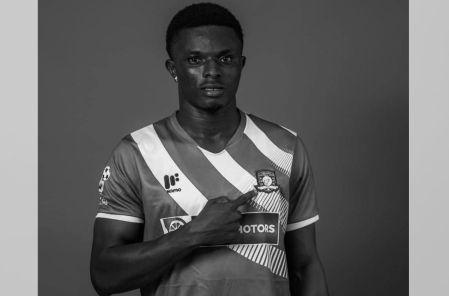 Dominic Frimpong tenía 20 años y jugaba para el Berekum Chelsea del futbol de Ghana.