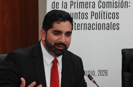 La designación de Roberto Lazzeri Montaño como nuevo representante de nuestro país ante Washington fue avalada con 27 votos a favor de Morena, PVEM, MC y PT.
