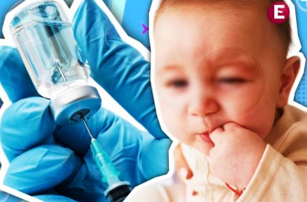 Bebé y una vacuna