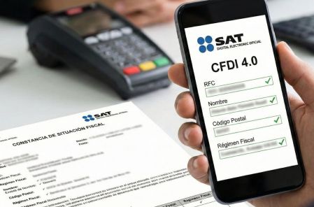 Constancia de Situación Fiscal de SAT.
