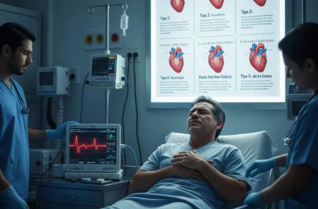 Existen cinco tipos de infarto, pero uno de ellos es el más común.