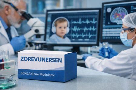 Zorevunersen podría reducir convulsiones en niños con síndrome de Dravet.