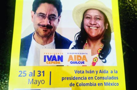 Uno de los volantes repartidos por activistas en el Senado.