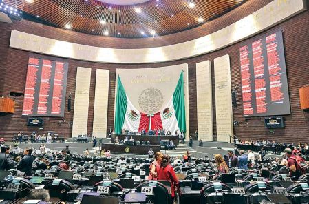 Cámara de Diputados, ayer durante la sesión de sus legisladores.