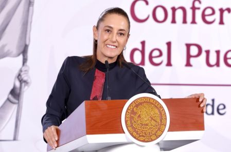 La presidenta Claudia Sheinbaum
