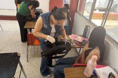Personal del CBTIS 130 resaltó que la suspensión de clases es preventiva y con el propósito de salvaguardar la integridad y el bienestar de alumnos, maestros y personal administrativo.