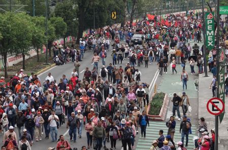 Integrantes de la CNTE