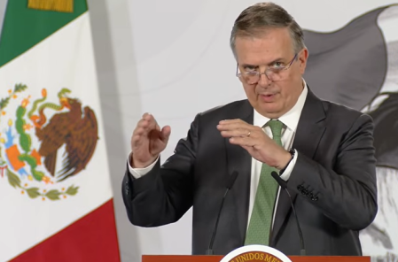 El secretario de Economía, Marcelo Ebrard